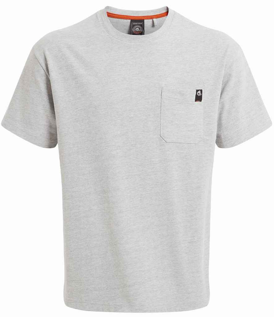 Craghoppers Workwear Wakefield Pocket T-Shirt in Soft Grey Marl