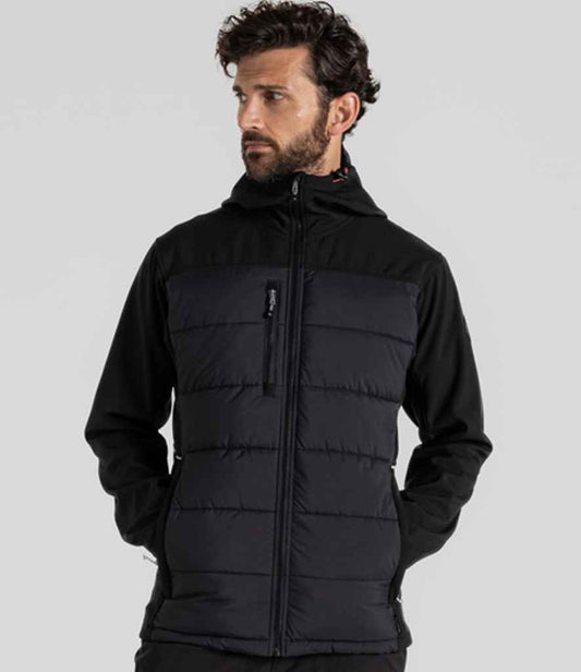 Craghoppers Workwear Castleford Hybrid Jacket - Black/Carbon Grey