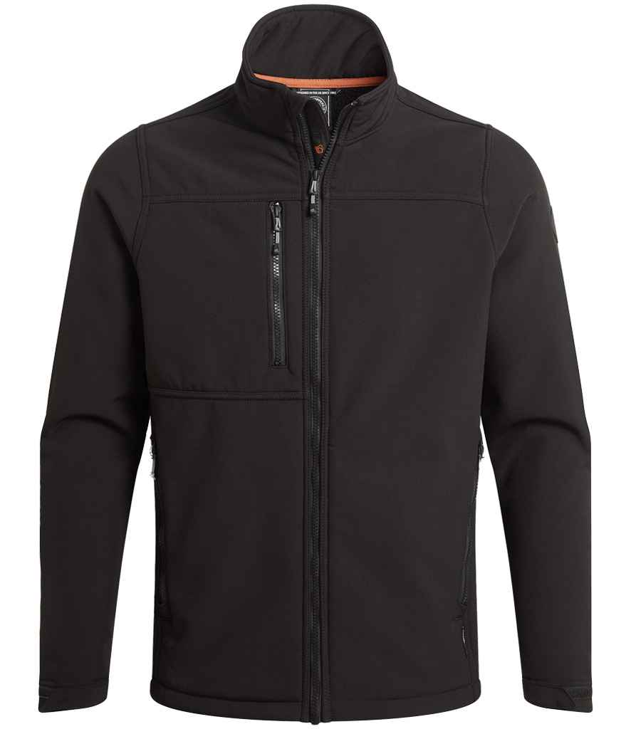 Craghoppers Workwear Whitby Soft Shell Jacket in Black