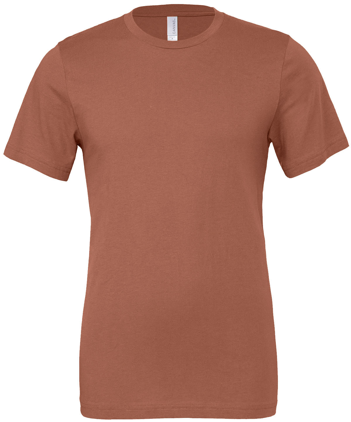 Bella+Canvas Unisex Jersey crew neck t-shirt Terracotta