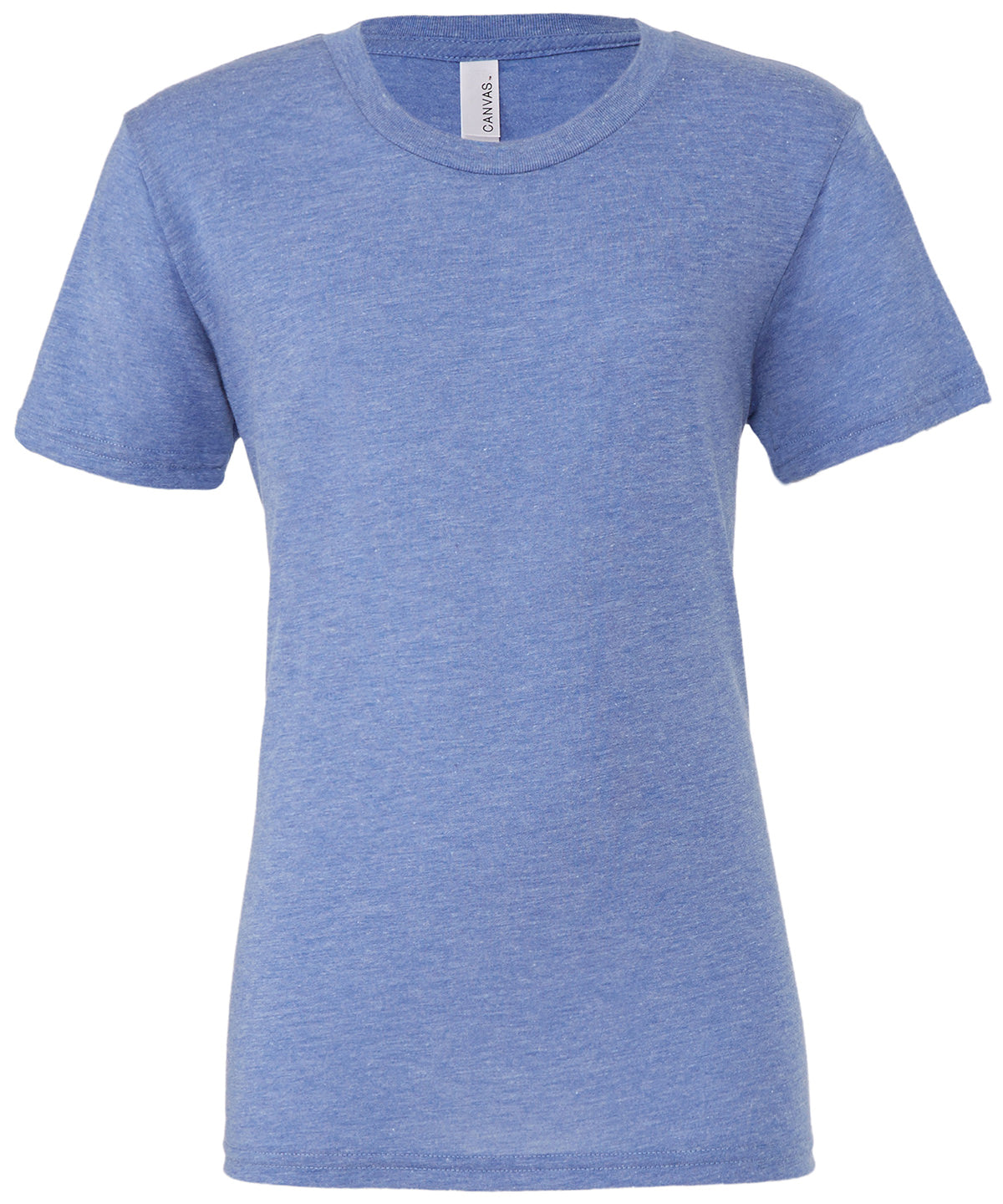 Bella+Canvas Unisex triblend crew neck t-shirt Blue Triblend