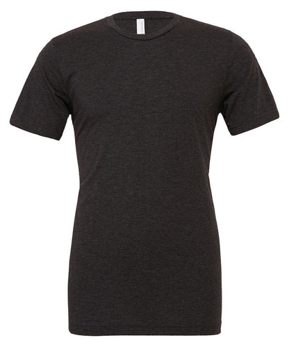 Bella+Canvas Unisex triblend crew neck t-shirt Charcoal-Black Triblend