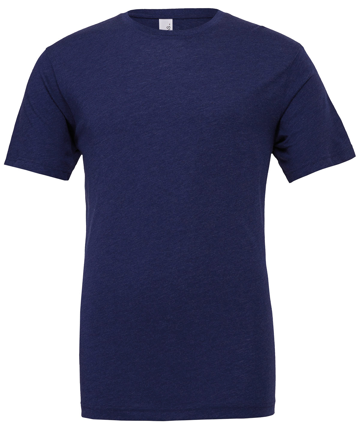 Bella+Canvas Unisex triblend crew neck t-shirt Navy Triblend