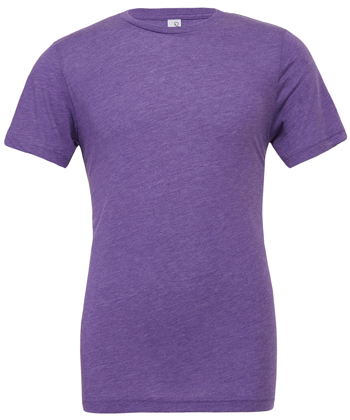 Bella+Canvas Unisex triblend crew neck t-shirt Purple Triblend