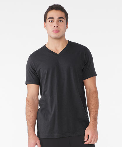 Bella+Canvas Unisex Jersey v-neck t-shirt Navy