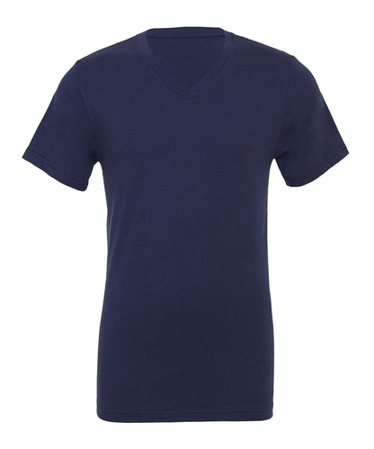 Bella+Canvas Unisex Jersey v-neck t-shirt Navy