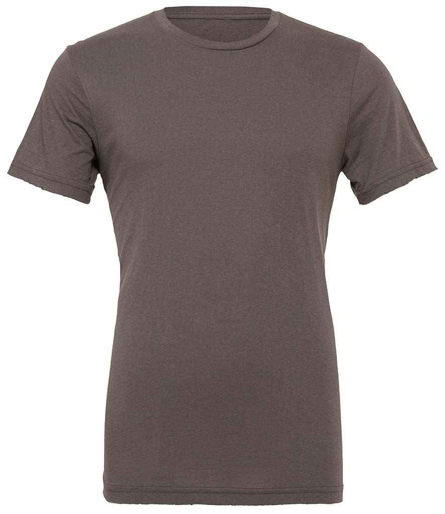 Canvas Unisex Crew Neck T-Shirt in Asphalt