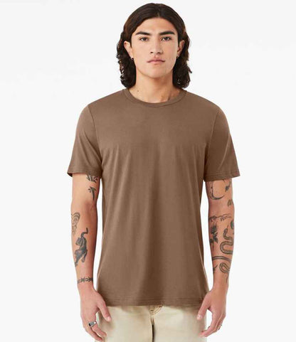 Bella+Canvas Canvas Unisex Crew Neck T-Shirt Brown