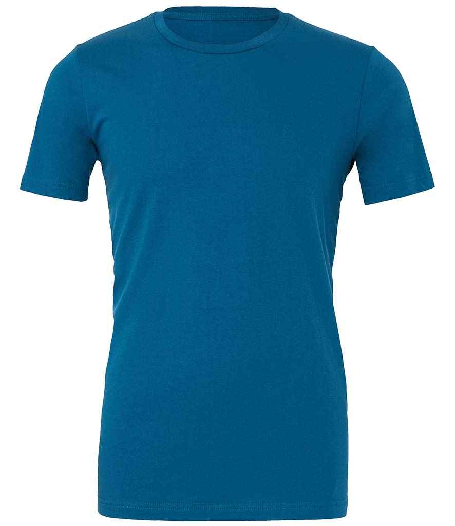 Canvas Unisex Crew Neck T-Shirt in Deep Teal