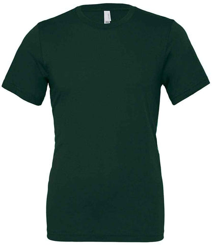 Canvas Unisex Crew Neck T-Shirt in Forest Green