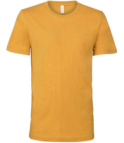 Canvas Unisex Crew Neck T-Shirt in Mustard