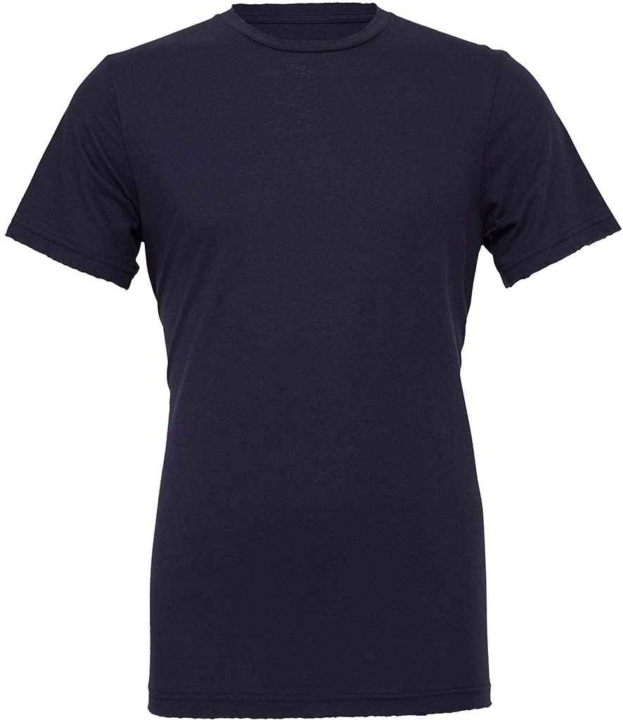 Canvas Unisex Crew Neck T-Shirt in Navy
