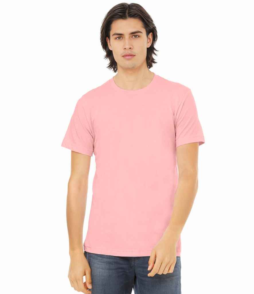 Bella+Canvas Canvas Unisex Crew Neck T-Shirt Pink