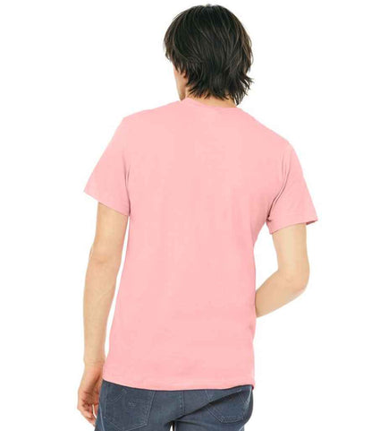Bella+Canvas Canvas Unisex Crew Neck T-Shirt Pink
