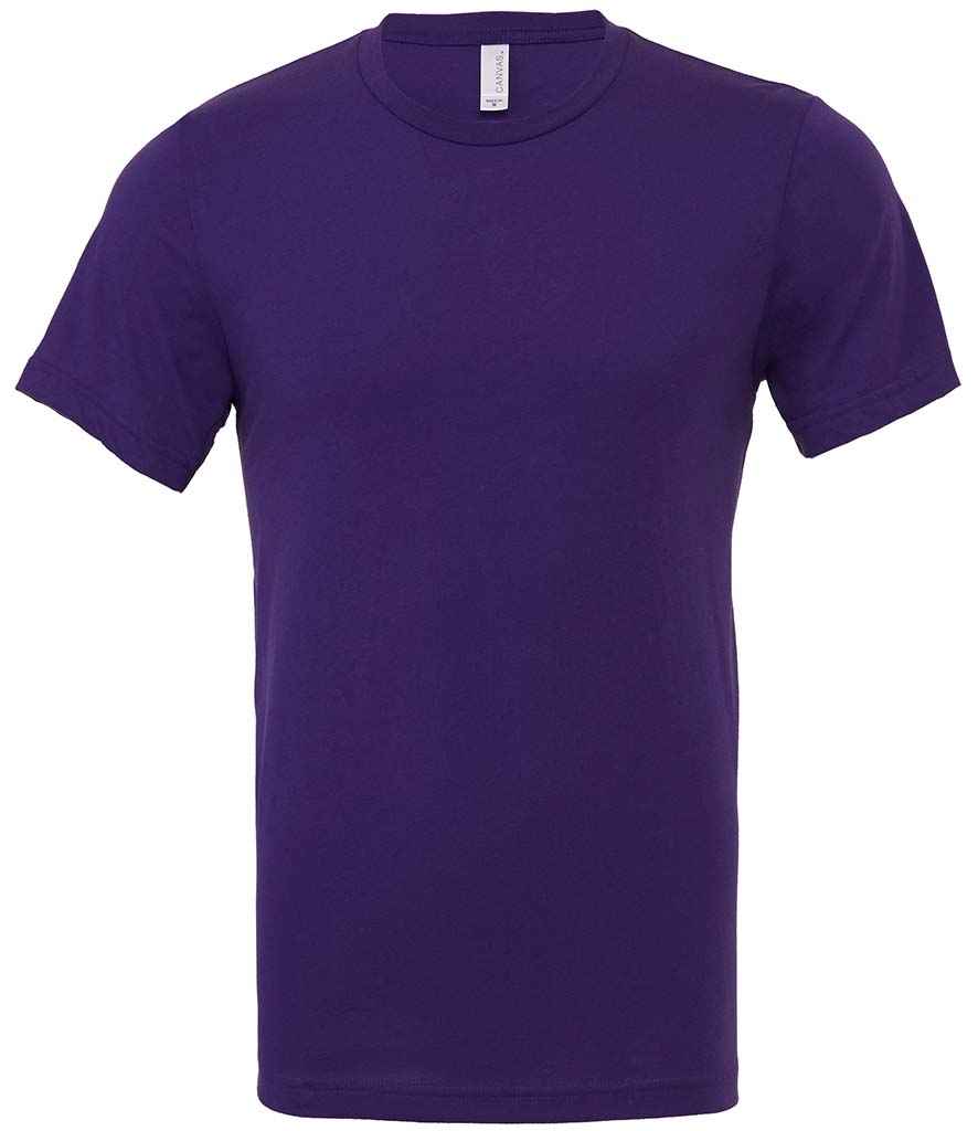 Canvas Unisex Crew Neck T-Shirt in Team Purple
