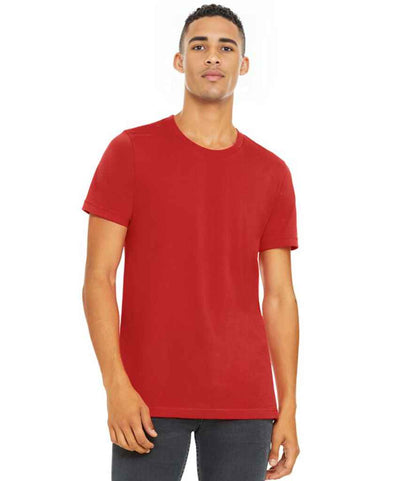 Bella+Canvas Canvas Unisex Crew Neck T-Shirt Red
