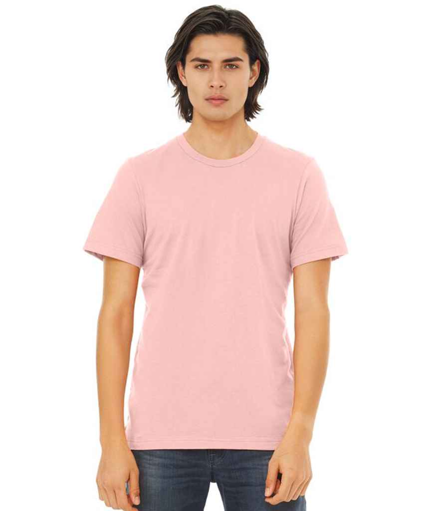 Bella+Canvas Canvas Unisex Crew Neck T-Shirt Soft Pink