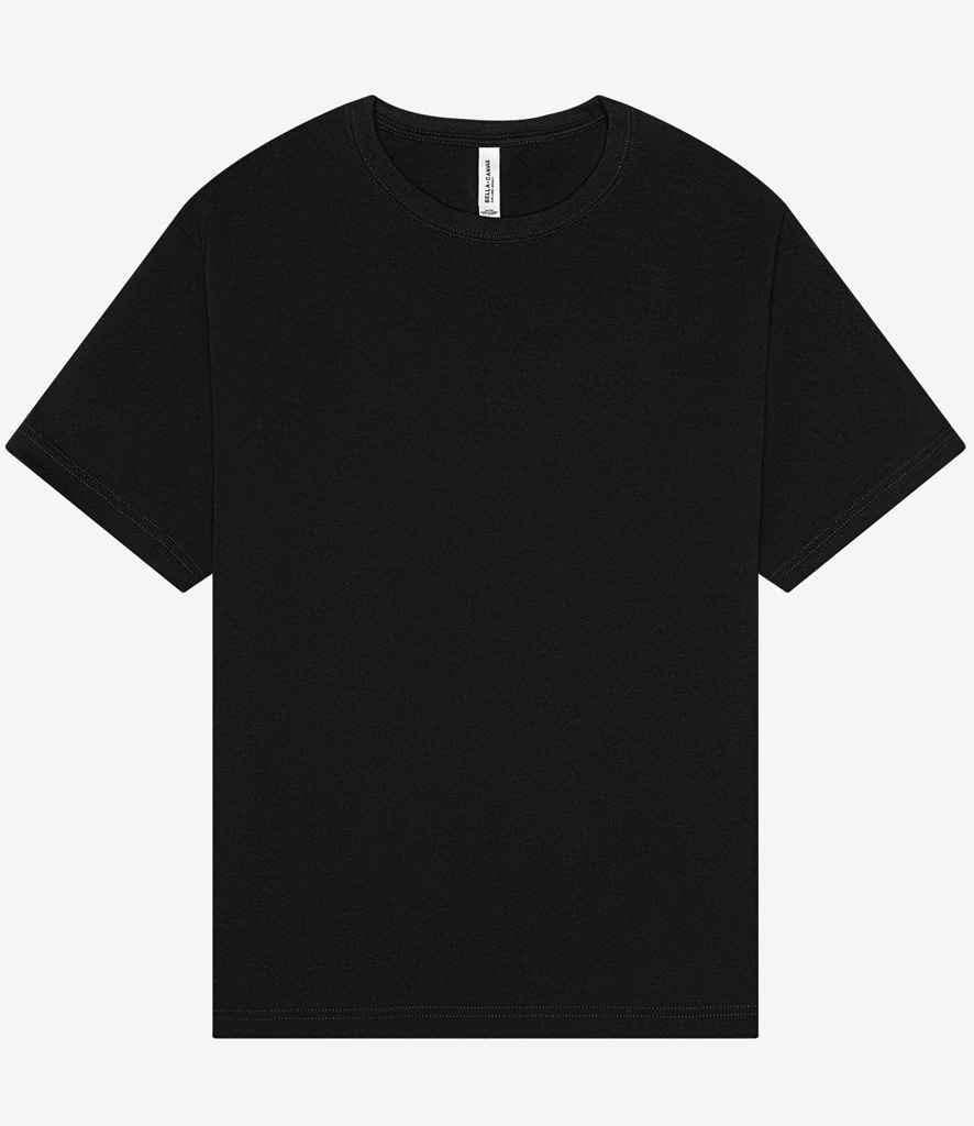 Canvas Unisex Heavyweight Boxy T-Shirt in Black