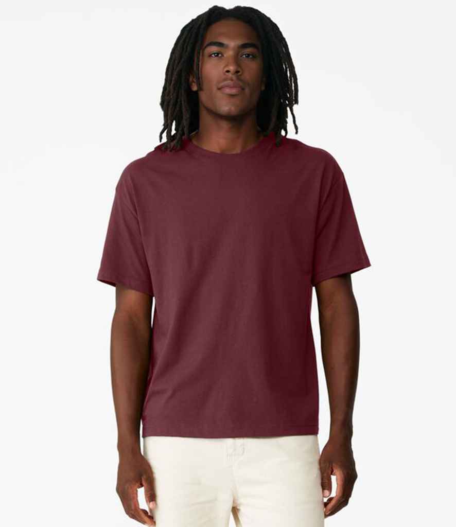 Bella+Canvas Canvas Unisex Heavyweight Boxy T-Shirt Maroon