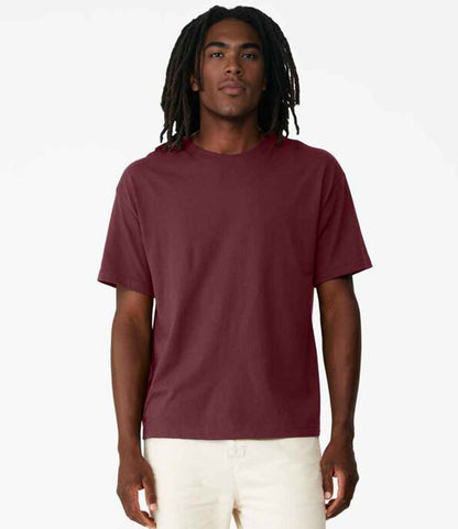 Bella+Canvas Canvas Unisex Heavyweight Boxy T-Shirt Maroon