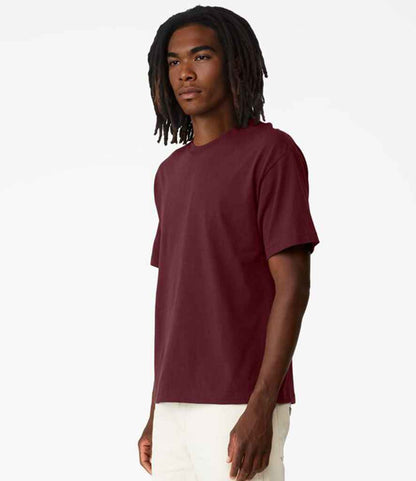 Bella+Canvas Canvas Unisex Heavyweight Boxy T-Shirt Maroon