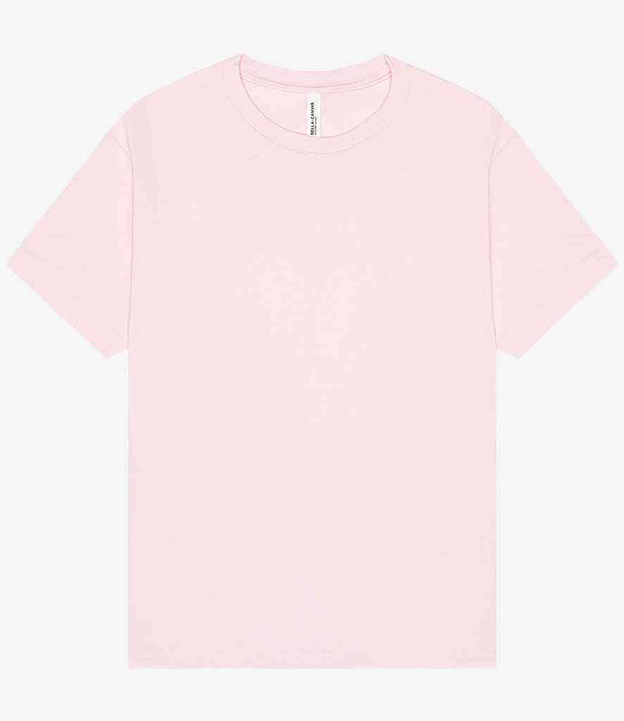 Canvas Unisex Heavyweight Boxy T-Shirt in Soft Pink