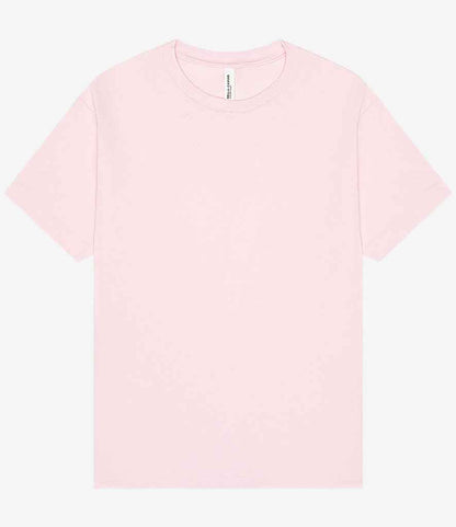 Canvas Unisex Heavyweight Boxy T-Shirt in Soft Pink