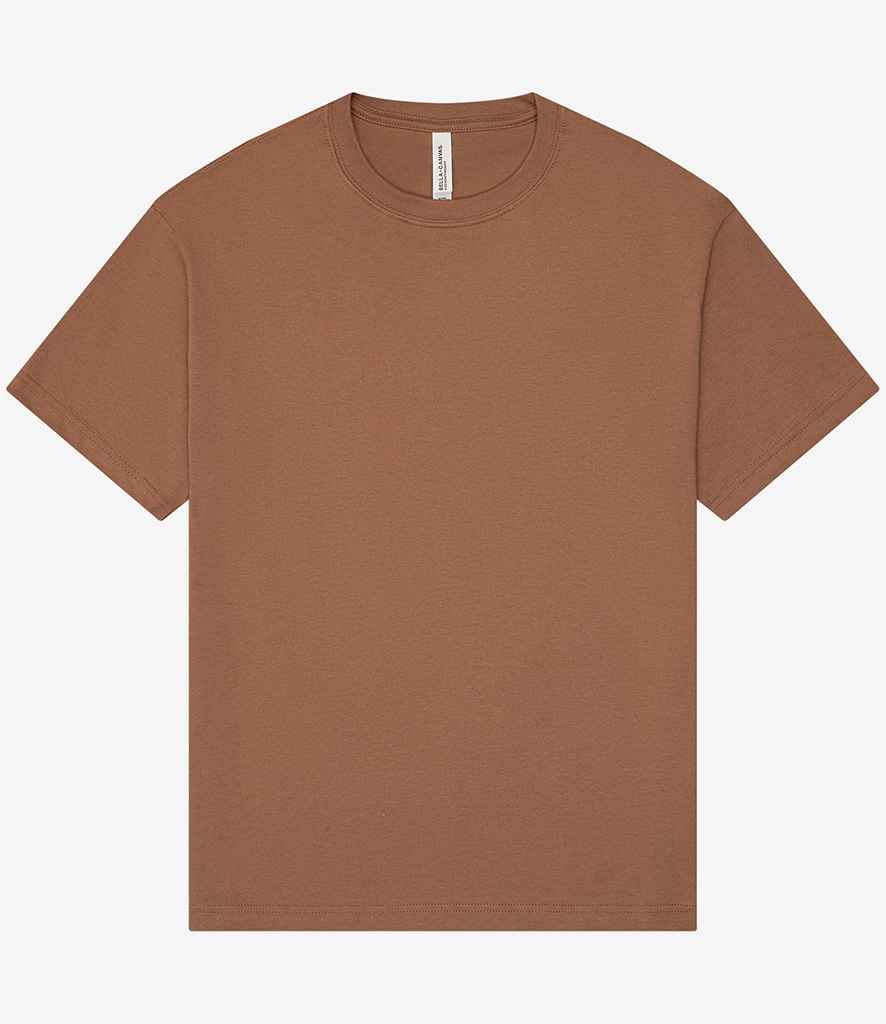 Canvas Unisex Heavyweight Boxy T-Shirt in Vintage Brown