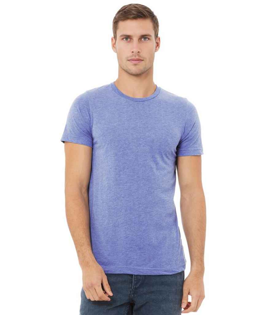 Bella+Canvas Canvas Unisex Tri-Blend T-Shirt Blue Tri-Blend