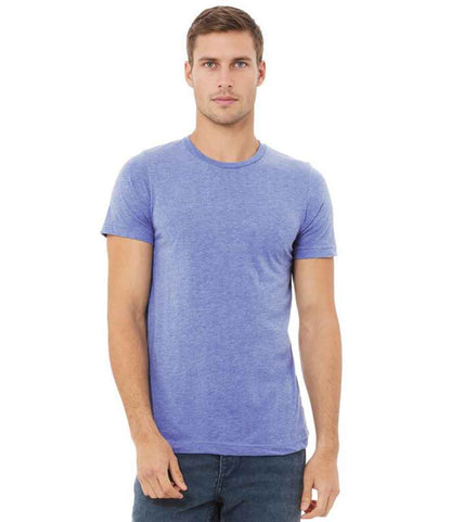 Bella+Canvas Canvas Unisex Tri-Blend T-Shirt Blue Tri-Blend