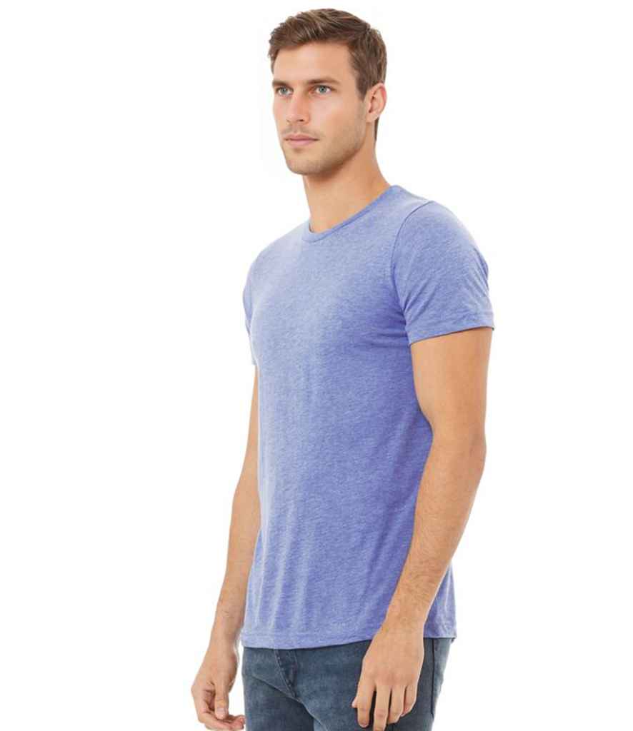 Bella+Canvas Canvas Unisex Tri-Blend T-Shirt Blue Tri-Blend