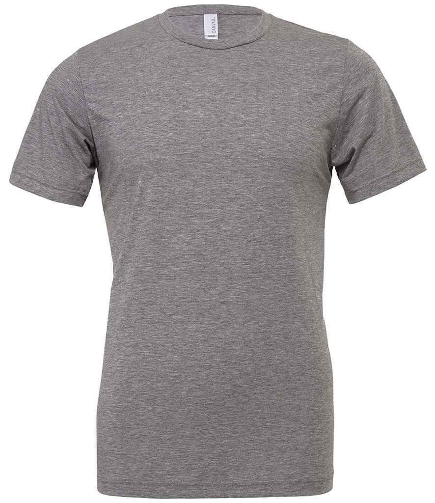 Canvas Unisex Tri-Blend T-Shirt in Grey Tri-Blend