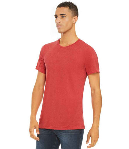 Bella+Canvas Canvas Unisex Tri-Blend T-Shirt Light Red Tri-Blend