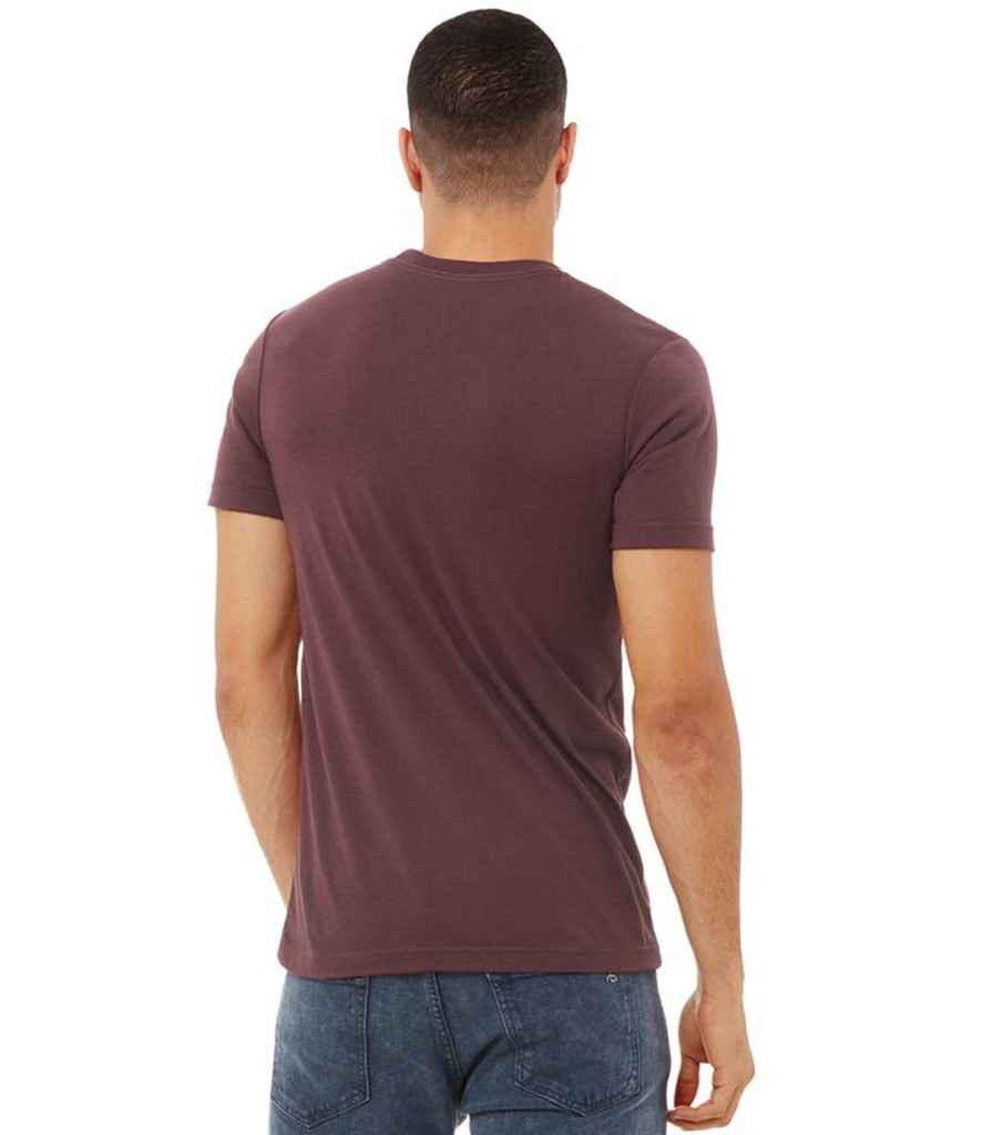 Bella+Canvas Canvas Unisex Tri-Blend T-Shirt Maroon Tri-Blend
