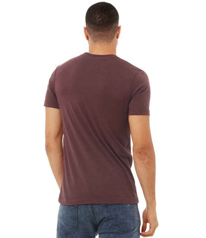 Bella+Canvas Canvas Unisex Tri-Blend T-Shirt Maroon Tri-Blend