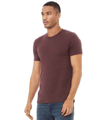 Bella+Canvas Canvas Unisex Tri-Blend T-Shirt Maroon Tri-Blend