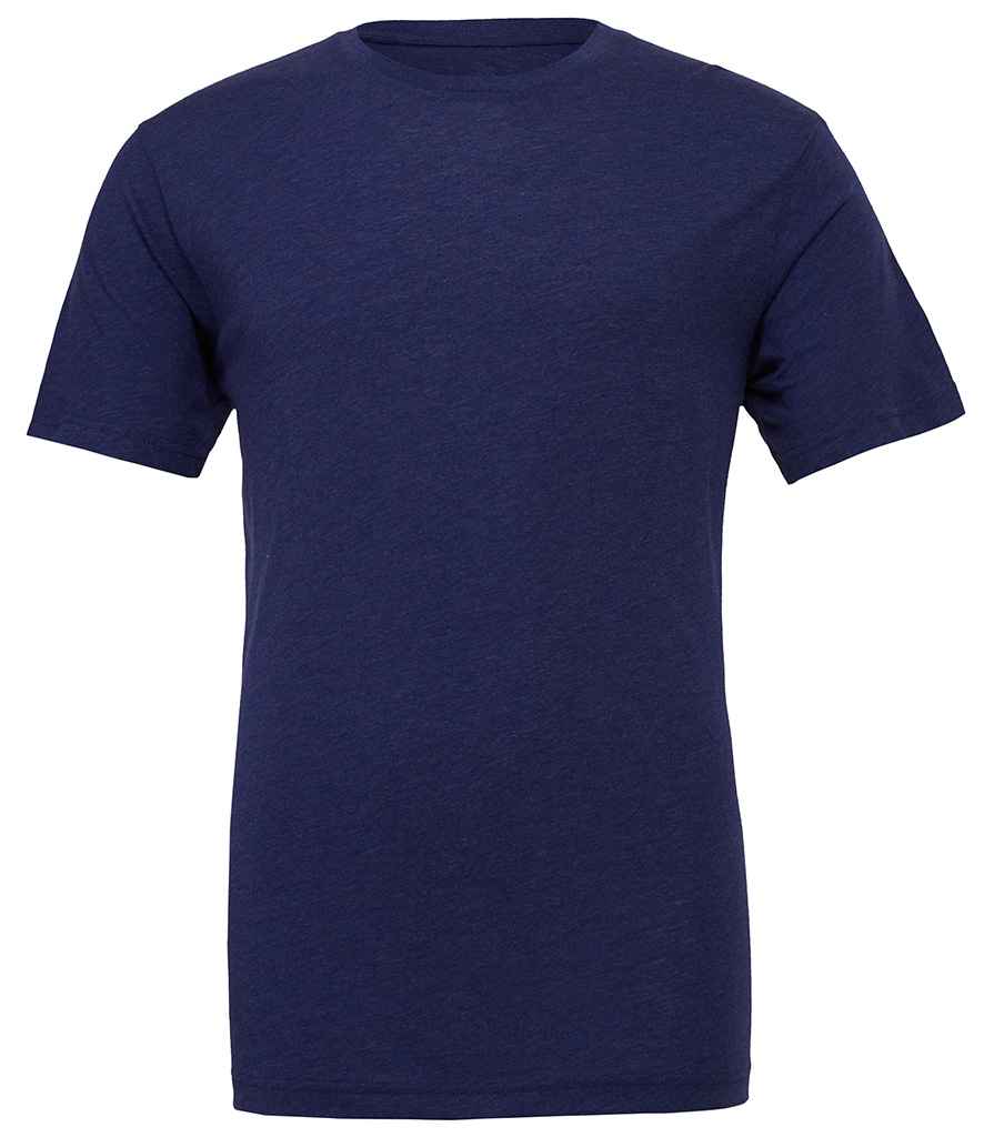 Canvas Unisex Tri-Blend T-Shirt in Navy Tri-Blend
