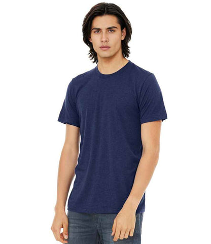 Bella+Canvas Canvas Unisex Tri-Blend T-Shirt Navy Tri-Blend