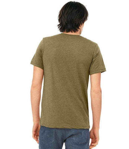 Bella+Canvas Canvas Unisex Tri-Blend T-Shirt Olive Green Tri-Blend