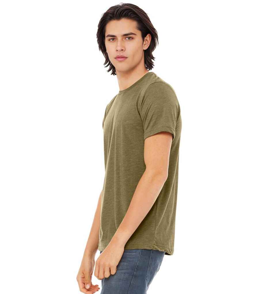Bella+Canvas Canvas Unisex Tri-Blend T-Shirt Olive Green Tri-Blend