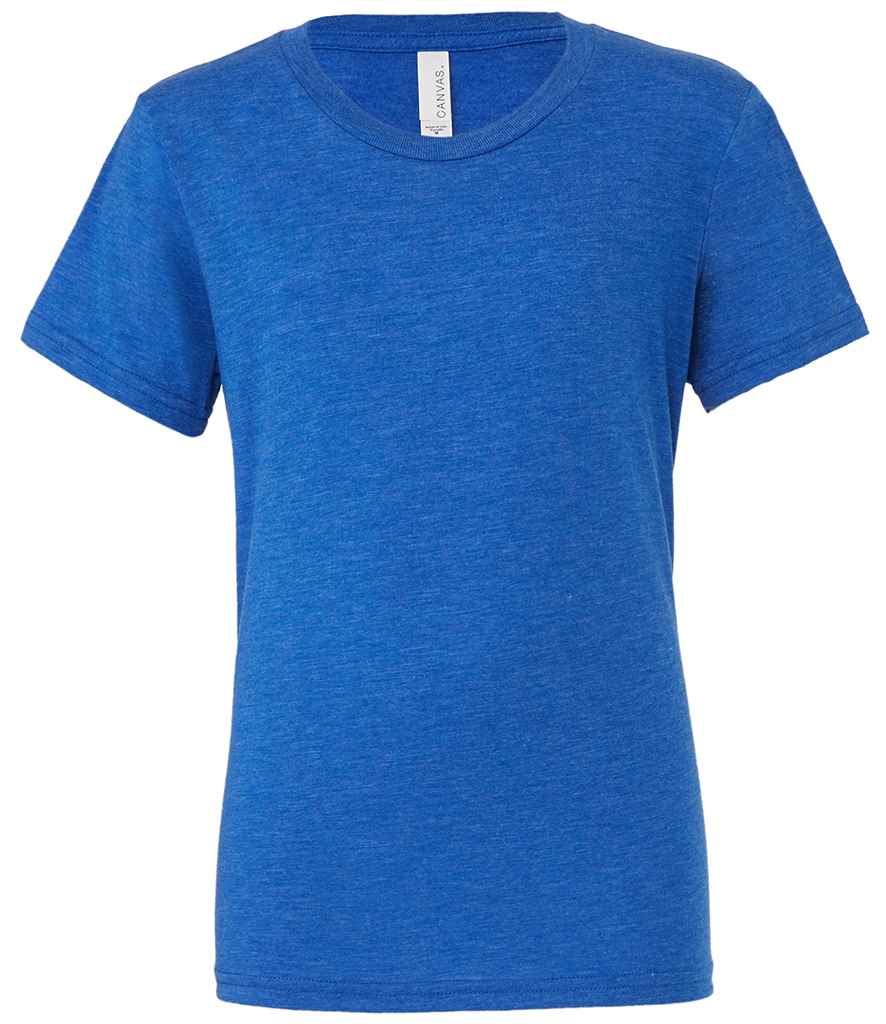 Canvas Unisex Tri-Blend T-Shirt in True Royal Tri-Blend