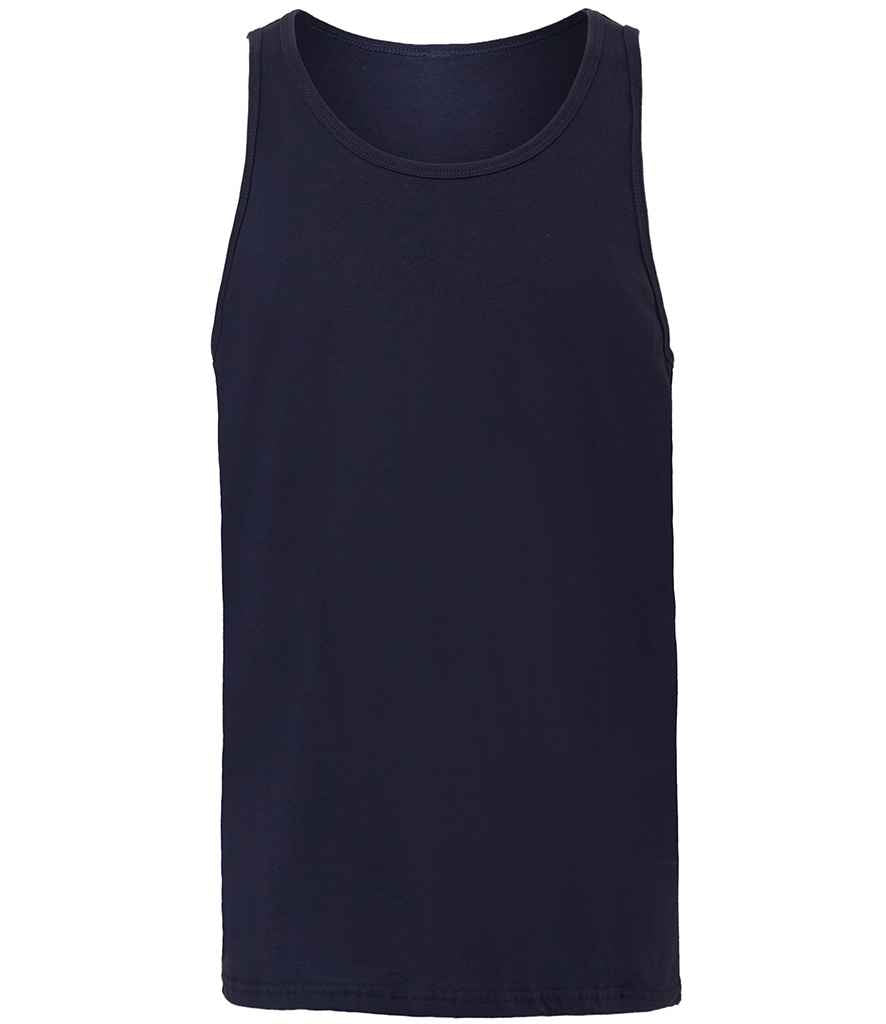 Canvas Unisex Jersey Tank Top in Navy