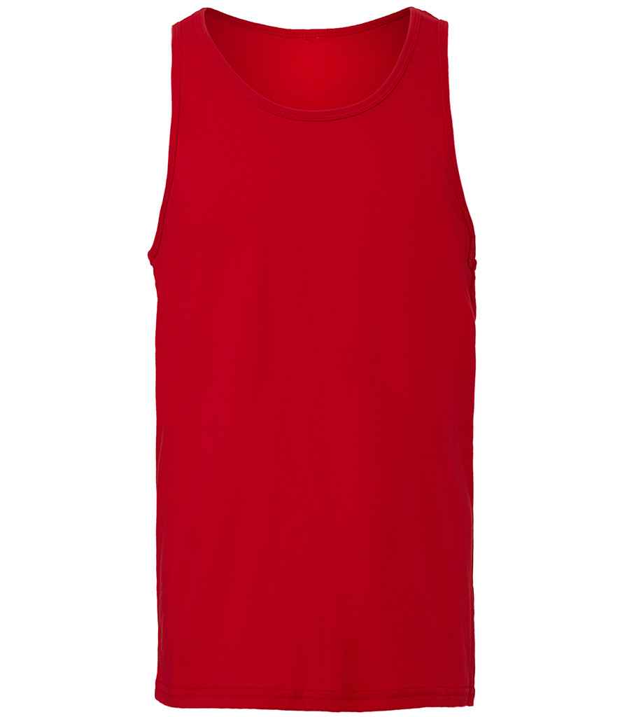 Bella+Canvas Canvas Unisex Jersey Tank Top Red