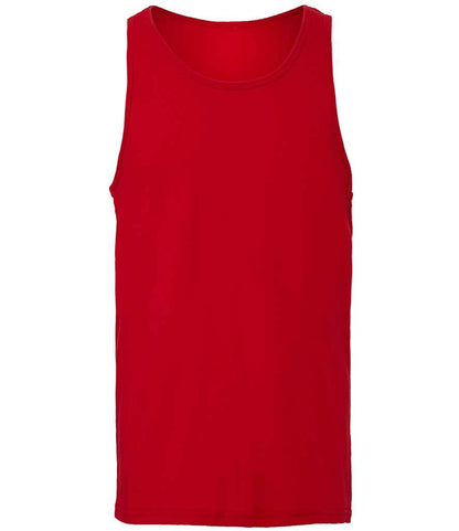 Bella+Canvas Canvas Unisex Jersey Tank Top Red