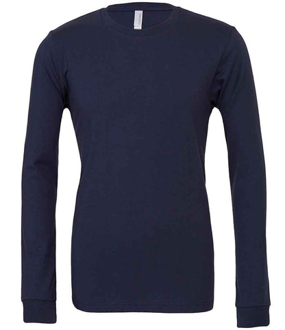 Canvas Unisex Jersey Long Sleeve T-Shirt in Navy