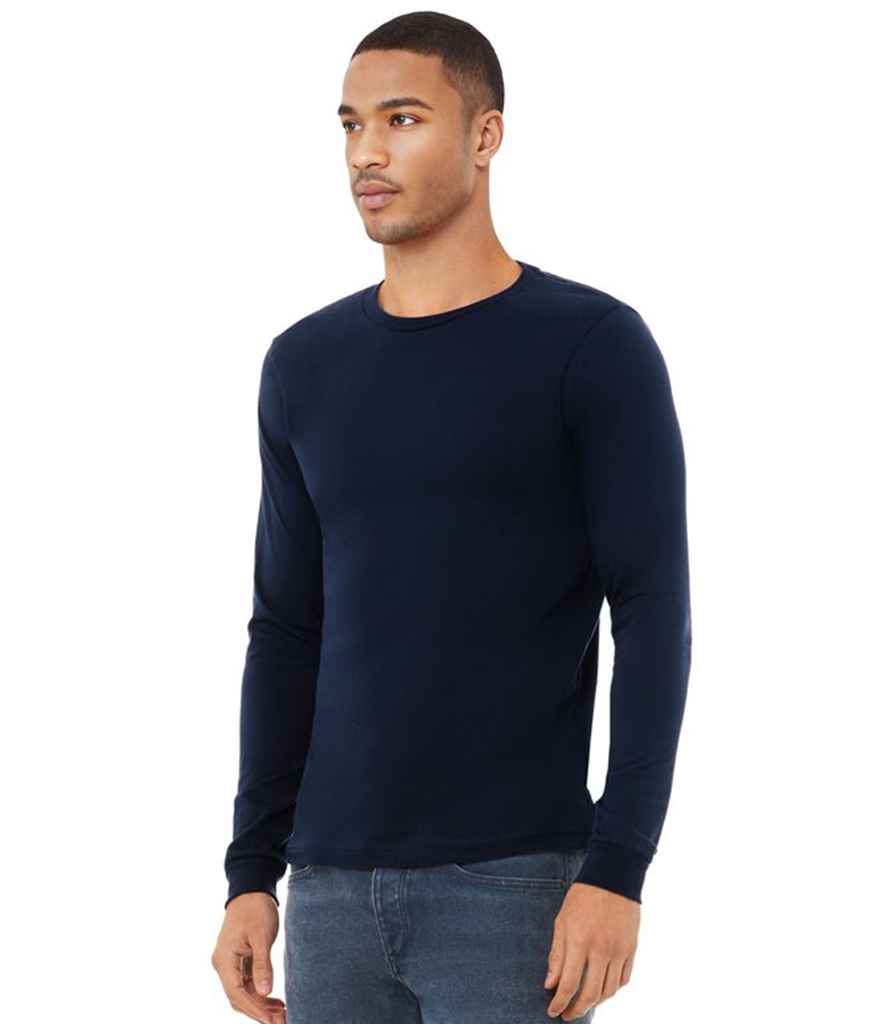 Bella+Canvas Canvas Unisex Jersey Long Sleeve T-Shirt Navy