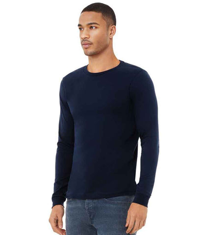 Bella+Canvas Canvas Unisex Jersey Long Sleeve T-Shirt Navy