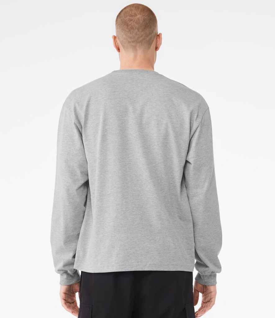 Bella+Canvas Canvas Unisex Heavyweight Long Sleeve Boxy T-Shirt Athletic Heather