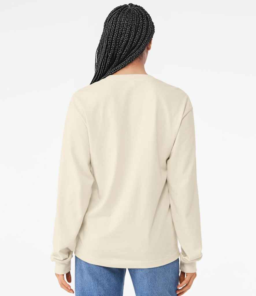 Bella+Canvas Canvas Unisex Heavyweight Long Sleeve Boxy T-Shirt Natural