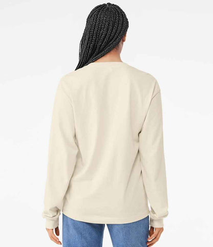 Bella+Canvas Canvas Unisex Heavyweight Long Sleeve Boxy T-Shirt Natural